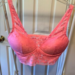Victoria's Secret Pink Bra with Sweetheart Neckline